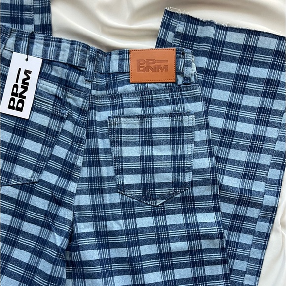 NWT Princess Polly Wide Leg check jeans 👖 - Picture 7 of 7